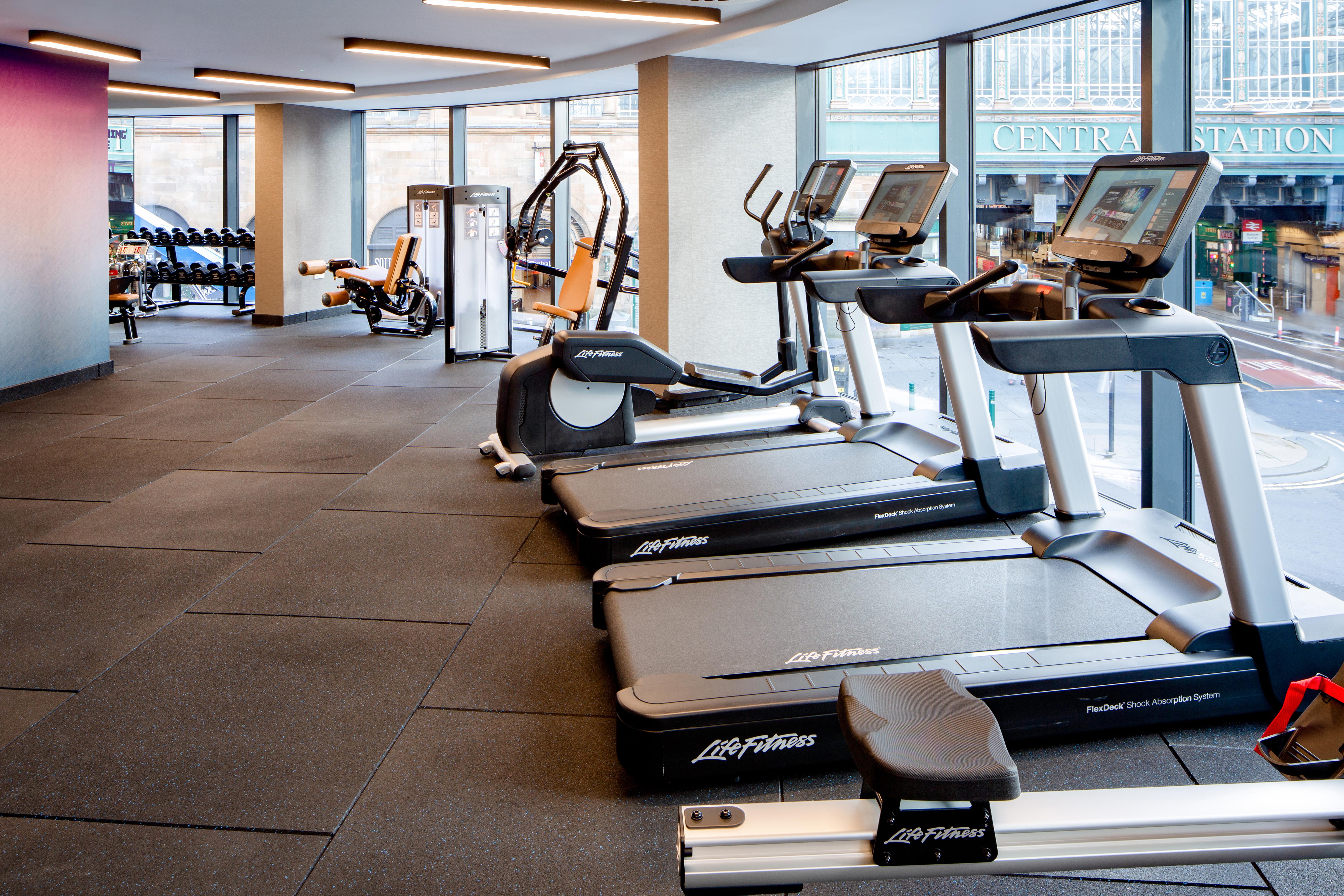 Yotel Glasgow Esterno foto Life Fitness